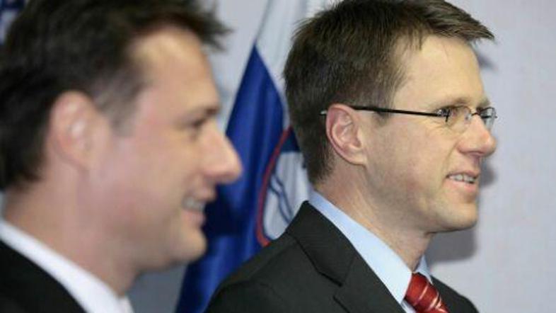 Gordan Jandroković in Samuel Žbogar. (Foto: BOBO)