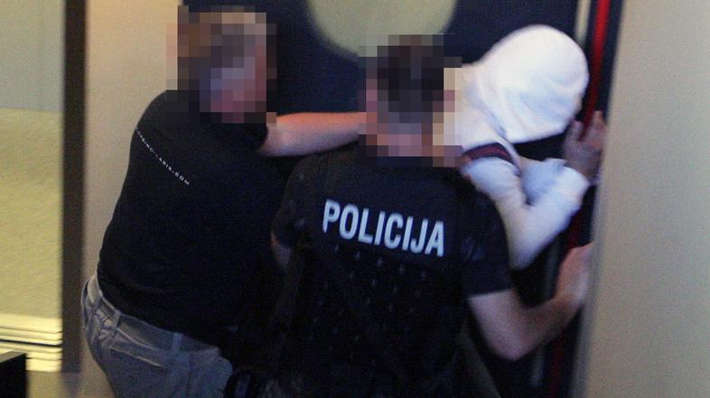 Preiskava in aretacija na Poljanski