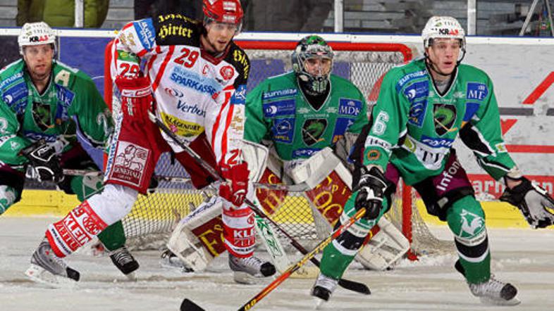 Olimpija je doma gostila KAC. Po 60 minutah je bilo 1:1. Zmaji so izgubili po po