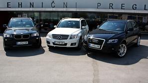 Primerjalni test: Audi Q5 2,0 TDI quattro, BMW X3 xDrive 20d in mercedes-benz GL