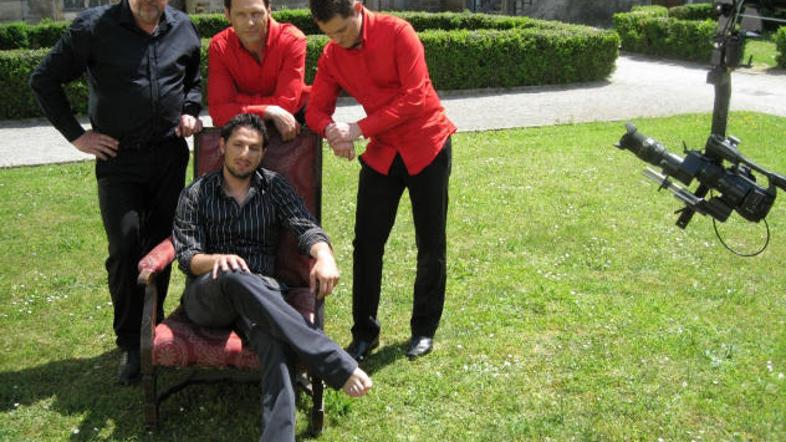 Čuki na snemanju videospota Uuu