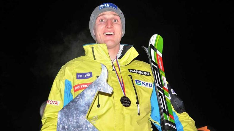 Andrej Šporn sprejem Kranjska gora drugi Kitzbühel