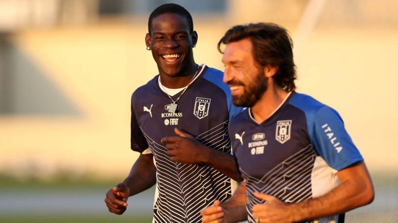 Balotelli Pirlo Italija pokal konfederacij trening Rio de Janeiro Brazilija