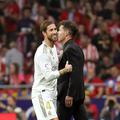 Sergio Ramos in Diego Simeone