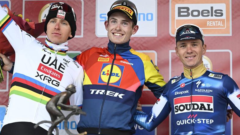 Tadej Pogačar, Mattias Skjelmose, Remco Evenepoel