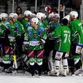 Hokejisti Olimpije so zasluženo slavili na 419. večnem derbiju. (Foto: Nik Rovan