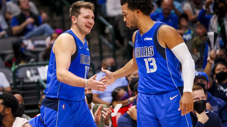 Jalen Brunson in Luka Dončić