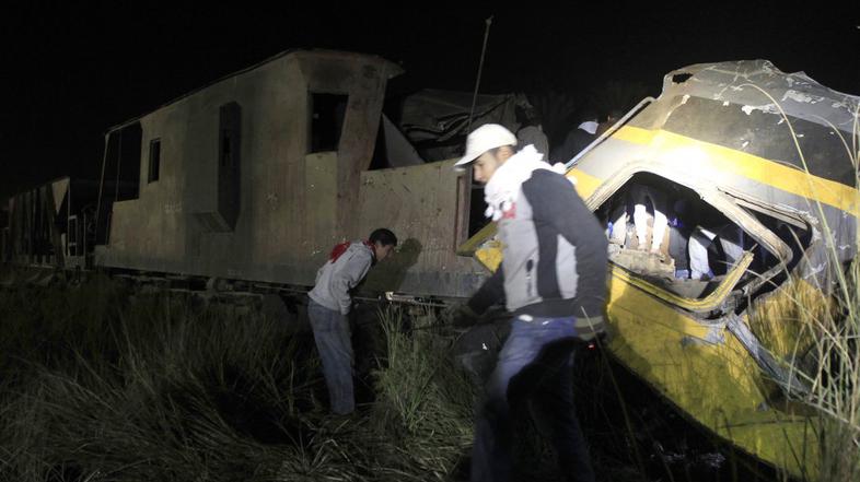 Železniška nesreča v Egiptu