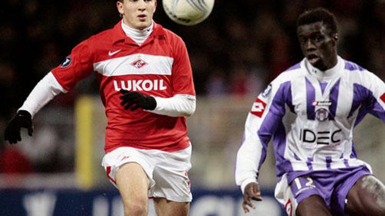 Aleksander Prudnokov, sicer član moskovskega Spartaka, je v Domžalah povzročal p