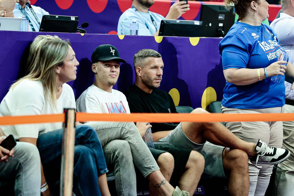 eurobasket 2025 Islandija Slovenija, lukas podolski | Avtor: Saša Despot