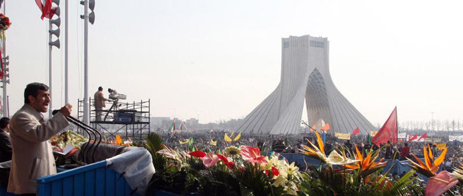 Iran, protestniki, 31. obletnica islamske revolucije, Mahmud Ahmadinendžad