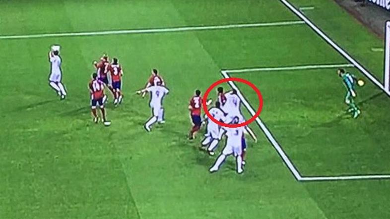 Sergio Ramos, ofsajd