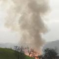 Požar v Polhovem Gradcu