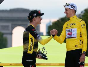 Jonas Vingegaard in Tadej Pogačar