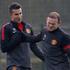 Van Persie Rooney Real Madrid Manchester United Liga prvakov osmina finala treni