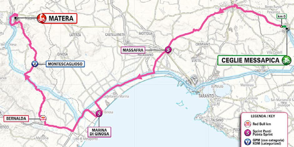 Trasa 5. etape Gira | Avtor: Cyclingstage