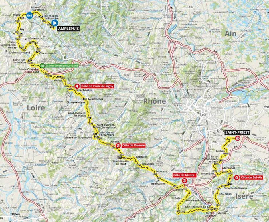 Trasa 5. etape kriterija Dauphine | Avtor: Cyclingstage