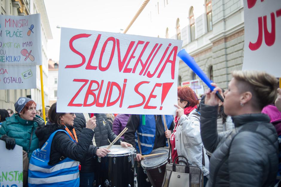 stavka SVIZ | Avtor: Anže Petkovšek