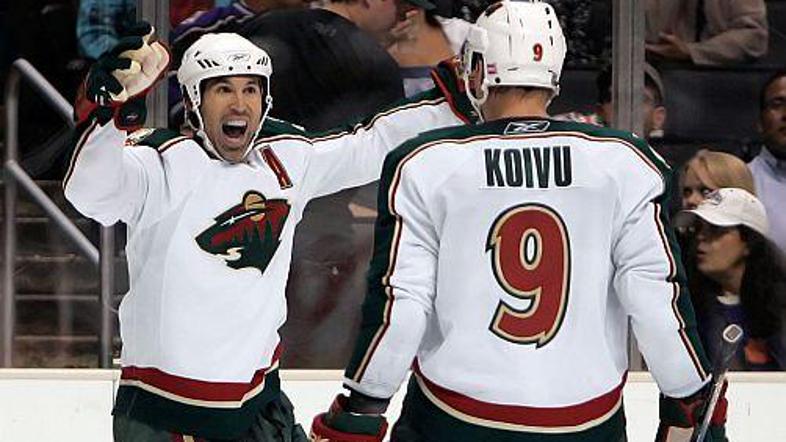 Mikko Koivu je razveselil navijače Minnesote, ki so priča sanjskemu staru njihov