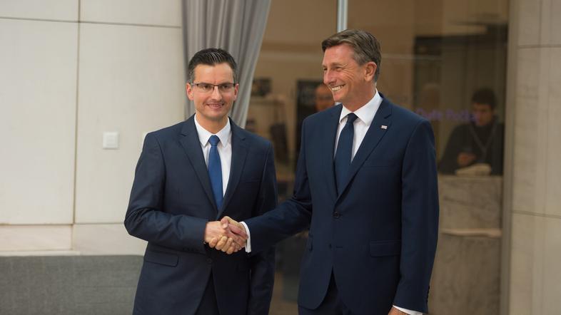 Predsedniške volitve 2017 rokovanje šarec pahor