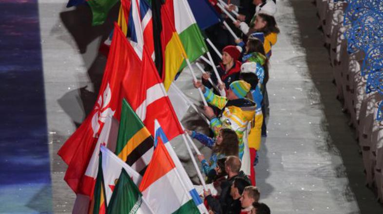 zastavonoše Soči Fišt zaključna slovesnost 