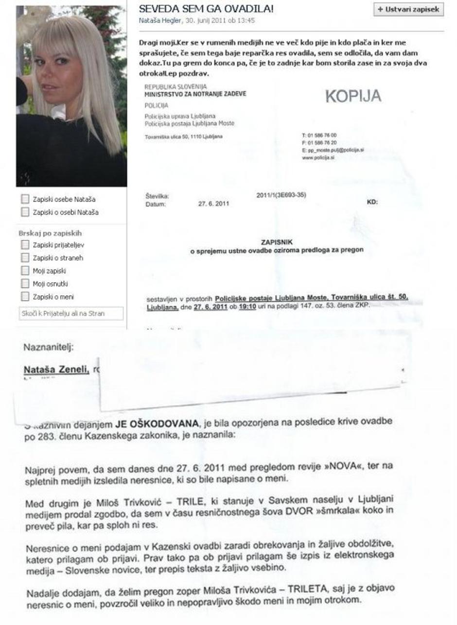 Nana Zeneli, ovadba, Trile, Facebook | Avtor: Facebook