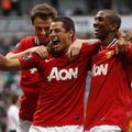 Javier Hernandez in Ashley Young po golu Boltonu