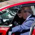 Donald Trump in Tesla in Elon Musk
