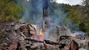 požar Storžev Grič Vrhnika