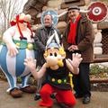 Asterix in Obelix z "očetom" Albertom Uderzojem