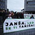 tretji protivladni protest v Ljubljani