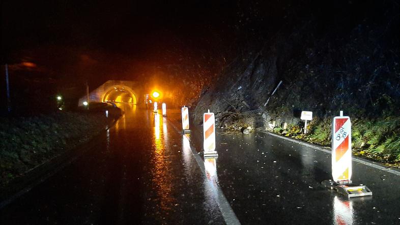 zemeljski plaz, Podljubelj, občina Tržič