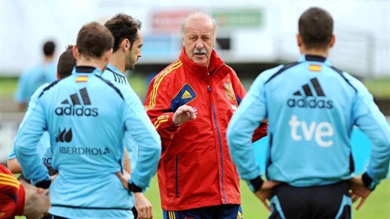 Del Bosque Španija trening priprave Euro 2012 Schruns Avstrija