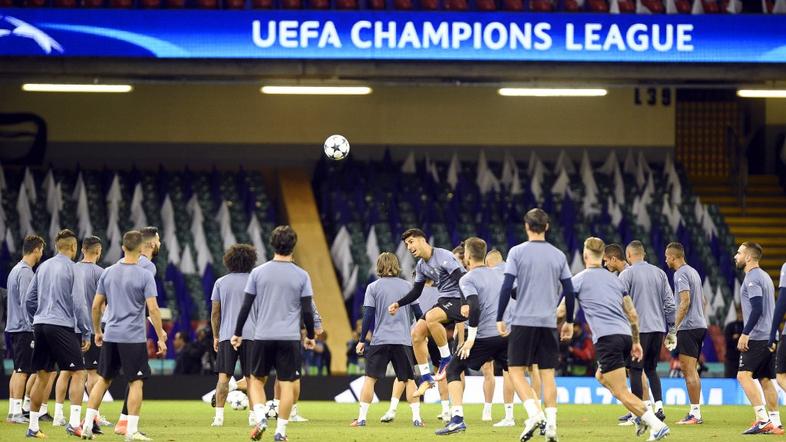 Real Madrid trening finale Lige prvakov Cardiff