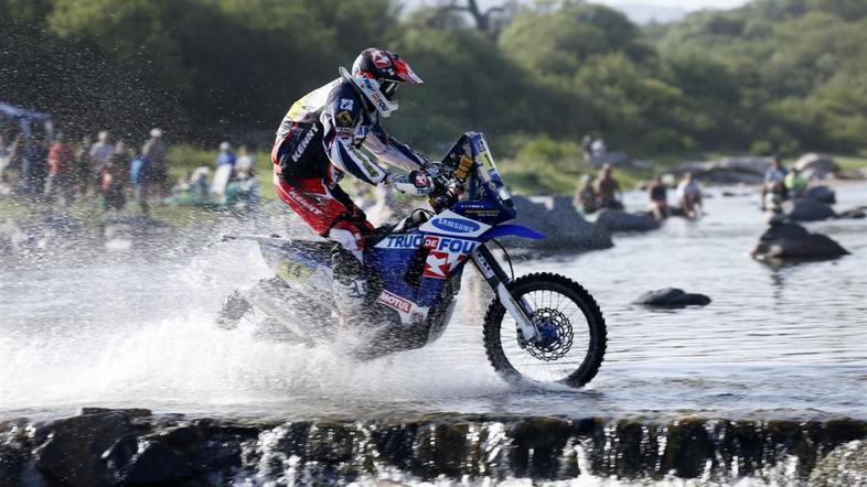 Dakar motor motociklist reka voda