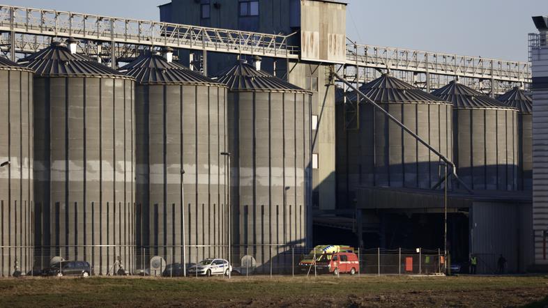 nesreča silosi Brežice, poslovna cona Brezina