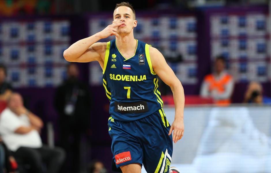 Klemen Prepelič Slovenija Španija EuroBasket 2017 | Avtor: Epa