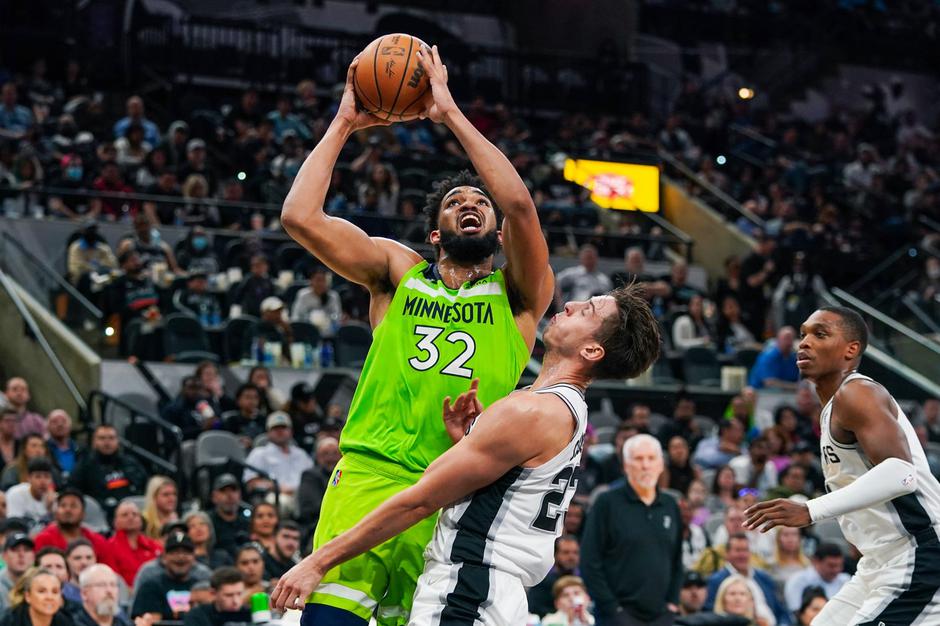 Karl-Anthony Towns Spurs Timberwolves | Avtor: Profimedia