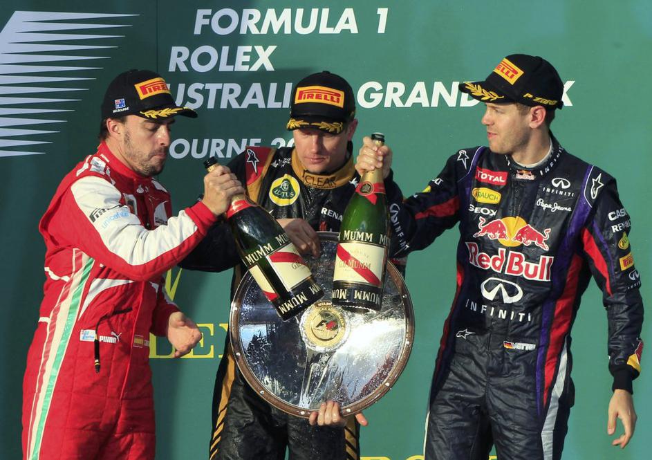 vn avstralije formula 1 alonso raikkonen vettel