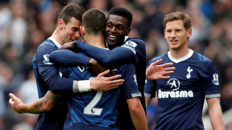 Dempsey Adebayor Bale Verthongen Stoke City Tottenham Premier League Anglija lig