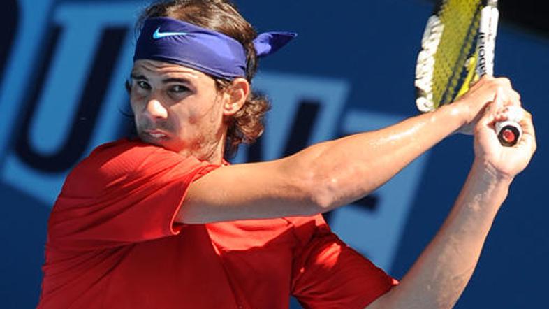 Rafa Nadal se v Melbournu že nekaj dni pripravlja na uvodni grand slam sezone.