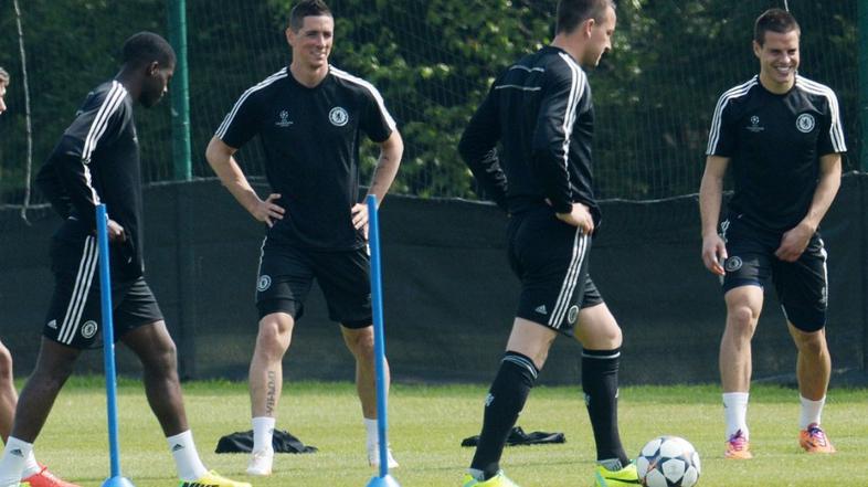 Torres Ramires Azpilicueta Atletico Madrid Chelsea Liga prvakov polfinale