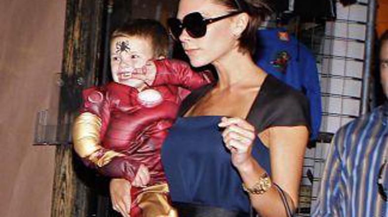 Victoria Beckham z naraščajem.