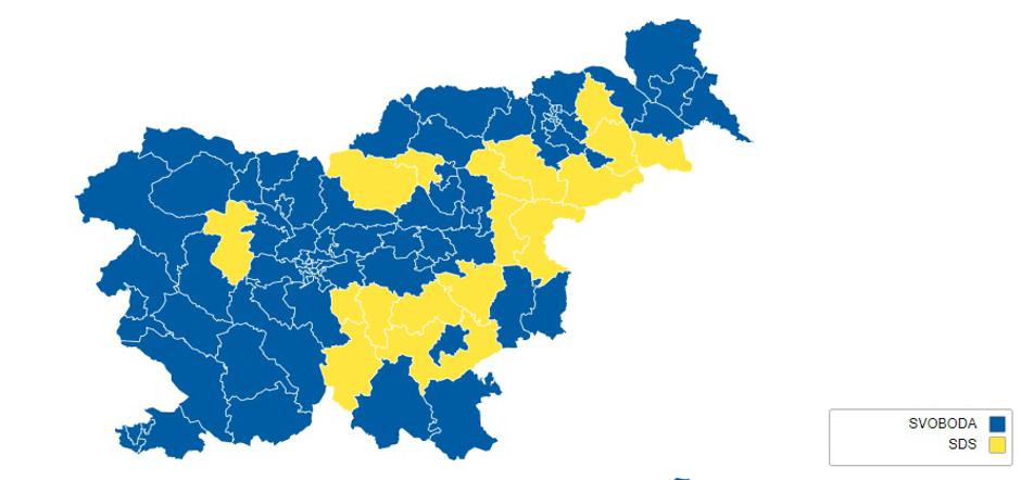 volilne enote in okraji | Avtor: DVK