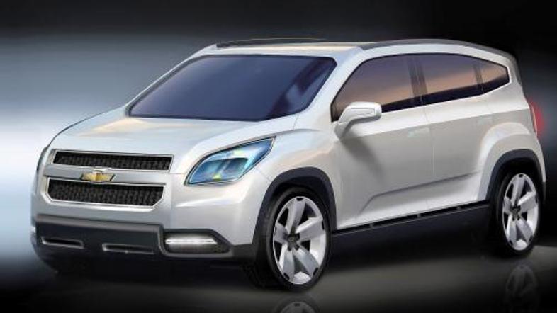 Orlando ima mišičasto držo in videz športnega večnamenskega vozila. Omogočal naj