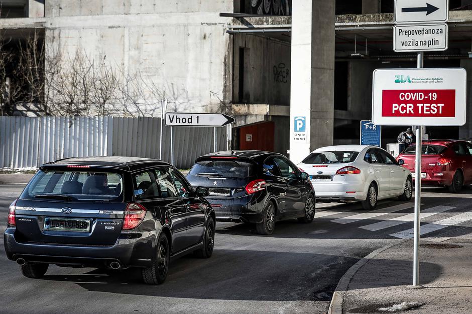 PCR testiranje v Stožicah | Avtor: Saša Despot