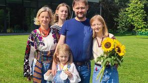 Jaroslav Bazilevič je v napadu izgubil ženo in tri hčerke, Lviv, Ukrajina