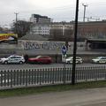 Prometna nesreča, porsche in policijski avto, Dunajska