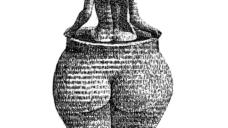 Ilustracija Alenke Sottler, del skupinske razstave Podobe popolnosti? Od torka n