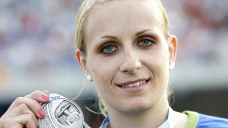 Sabina Veit si je priborila srebrno kolajno.